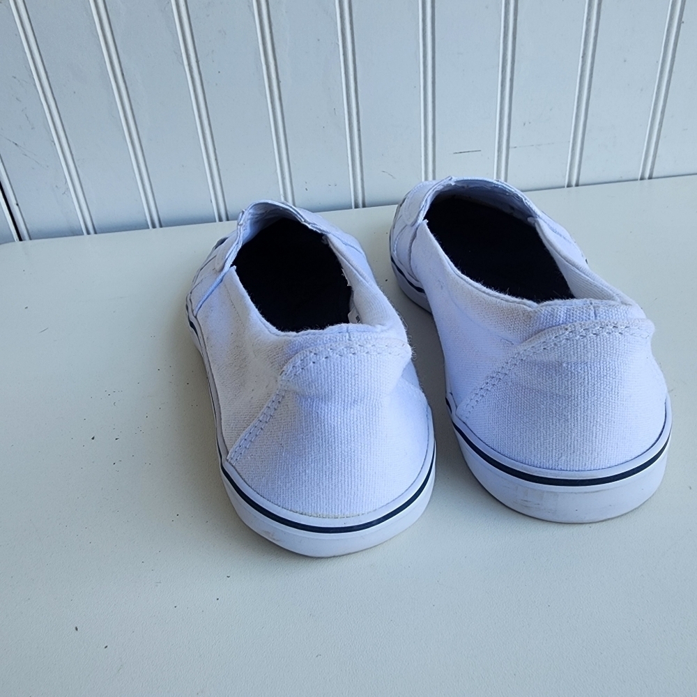 Coral Bay Women’s Captiva Loafers Shoe Flat White Canvas Size 7.5 - Picture 6 of 7